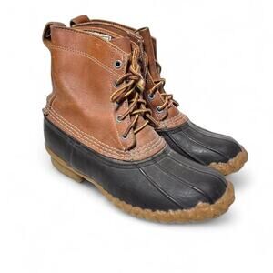 L.L. Bean Vintage USA Made Maine Hunting Shoe Waterproof Duck Boot Womens 9